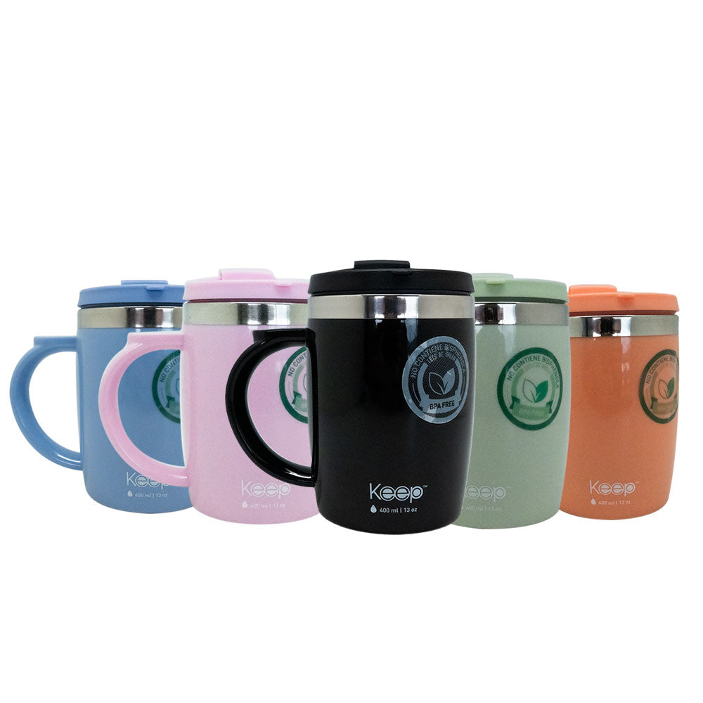 Mug Termo Keep Acero Inoxidable 400 ML
