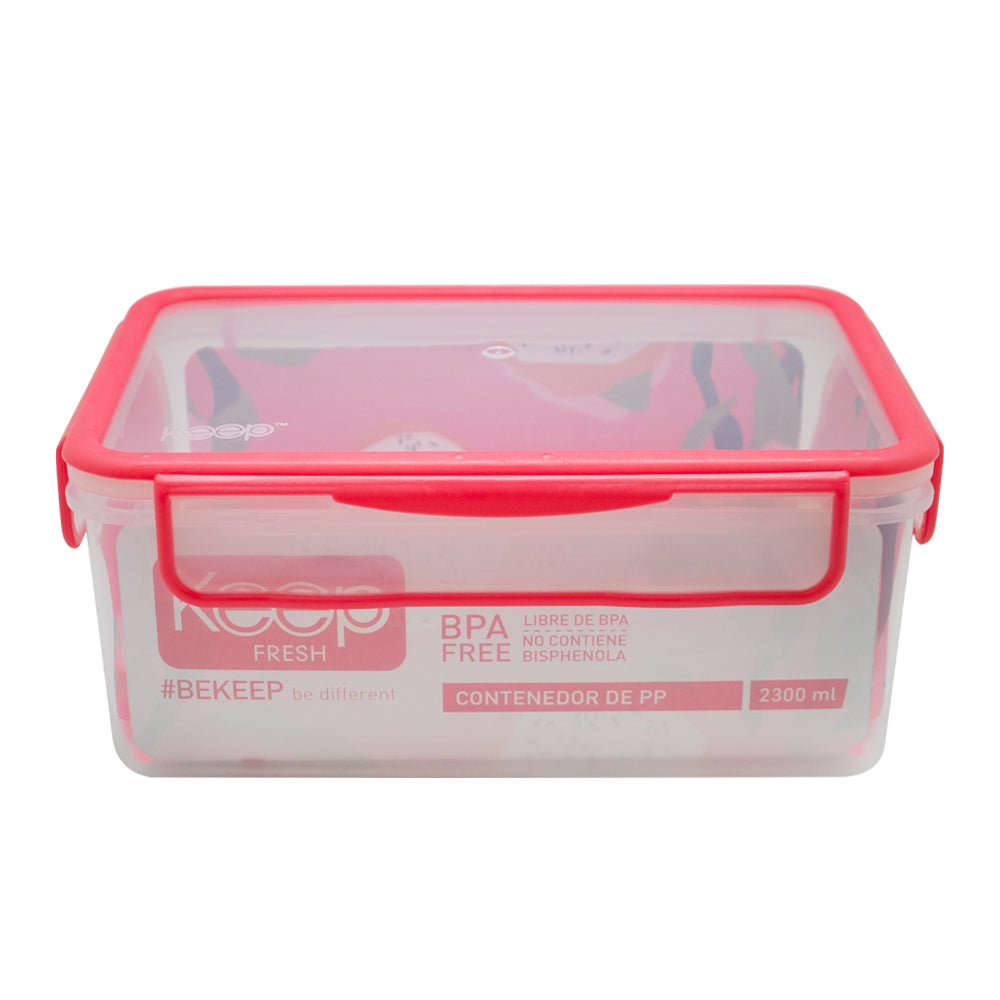 Contenedor Rectangular Keep Hermético 2300ml