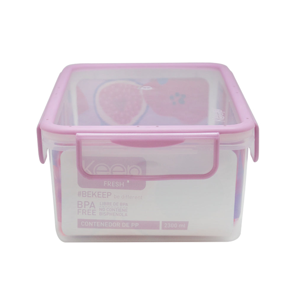 Contenedor Rectangular Keep Hermético 2300ml