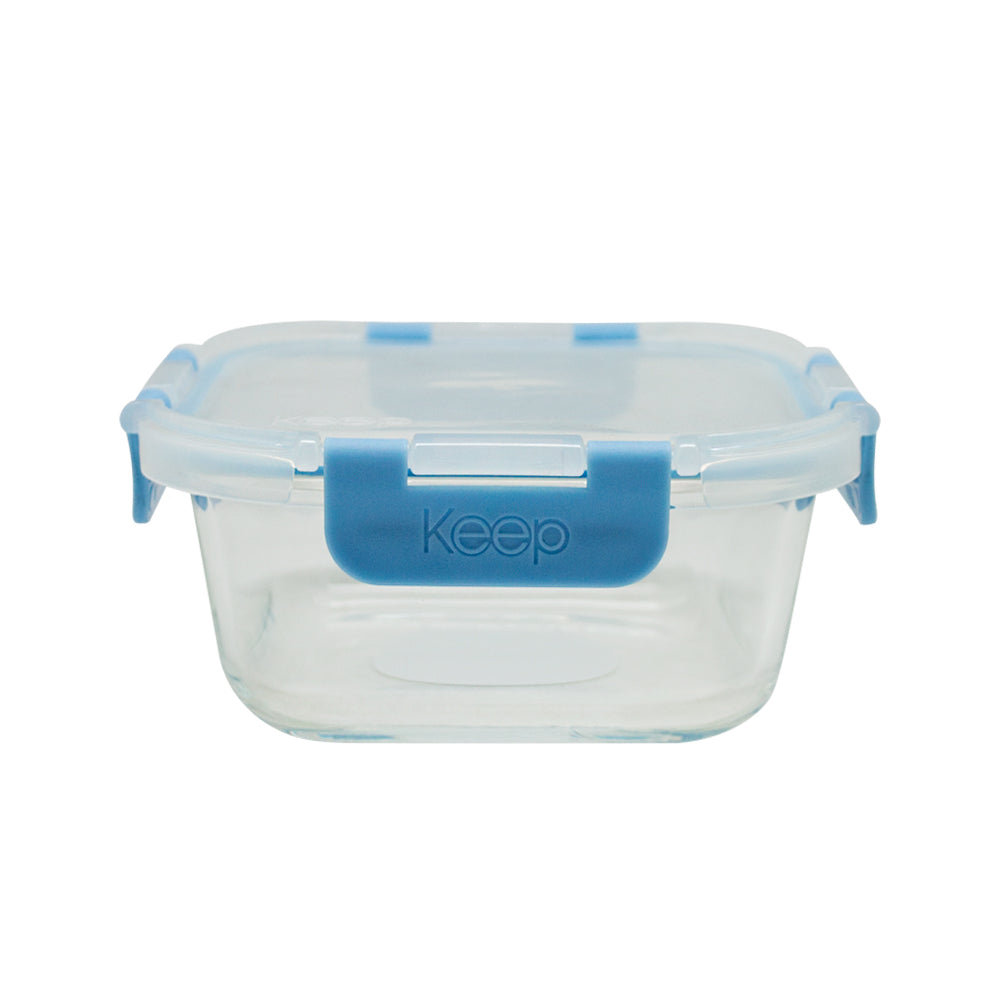 Contenedor Cuadrado Keep Hermético de Vidrio 520ml