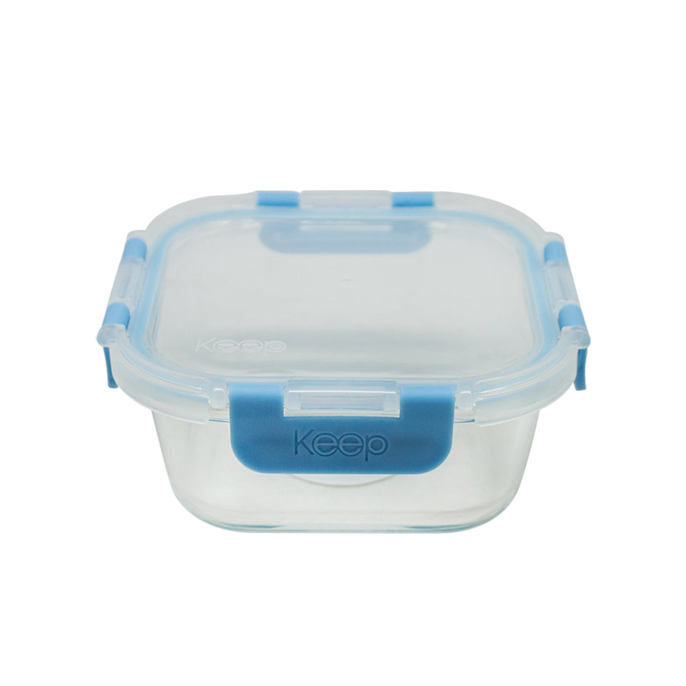 Contenedor Cuadrado Keep Hermético de Vidrio 520ml