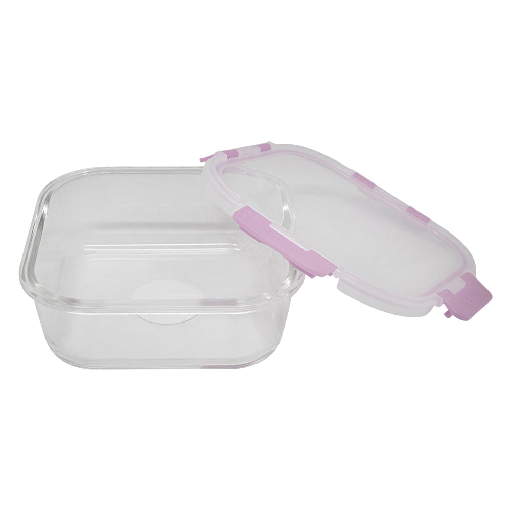 Contenedor Cuadrado Keep Hermético de Vidrio 1200ml