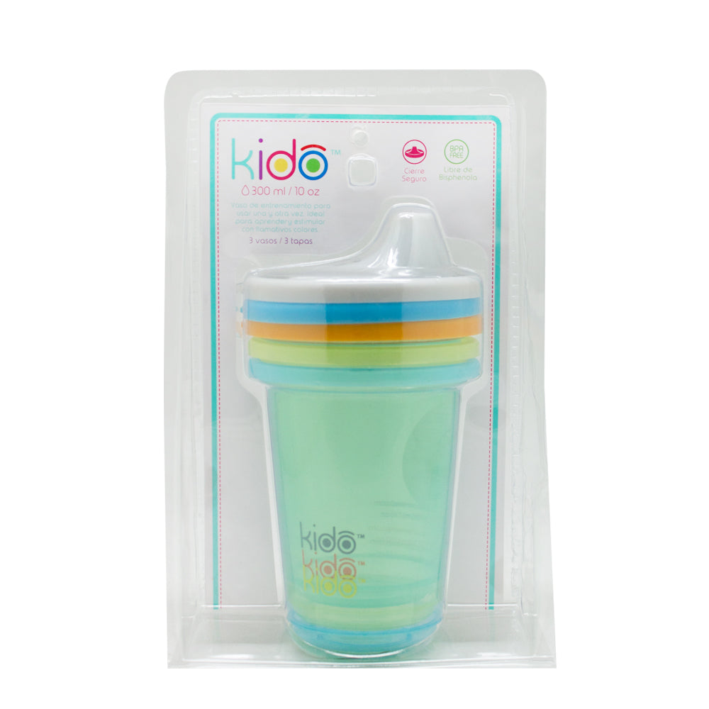 Set 6 Vasos Kido Reutilizables