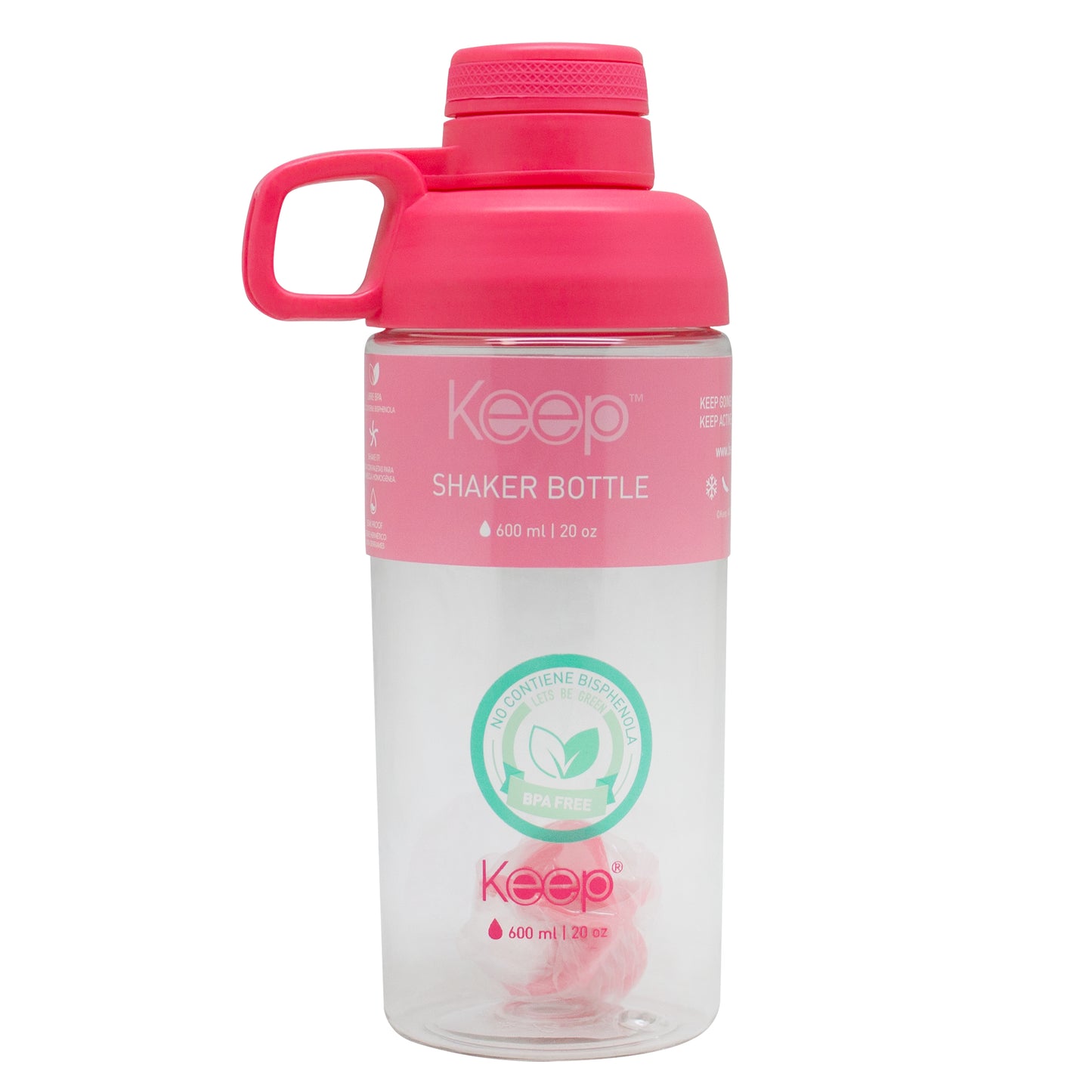 Botella Shaker Keep 600 ML