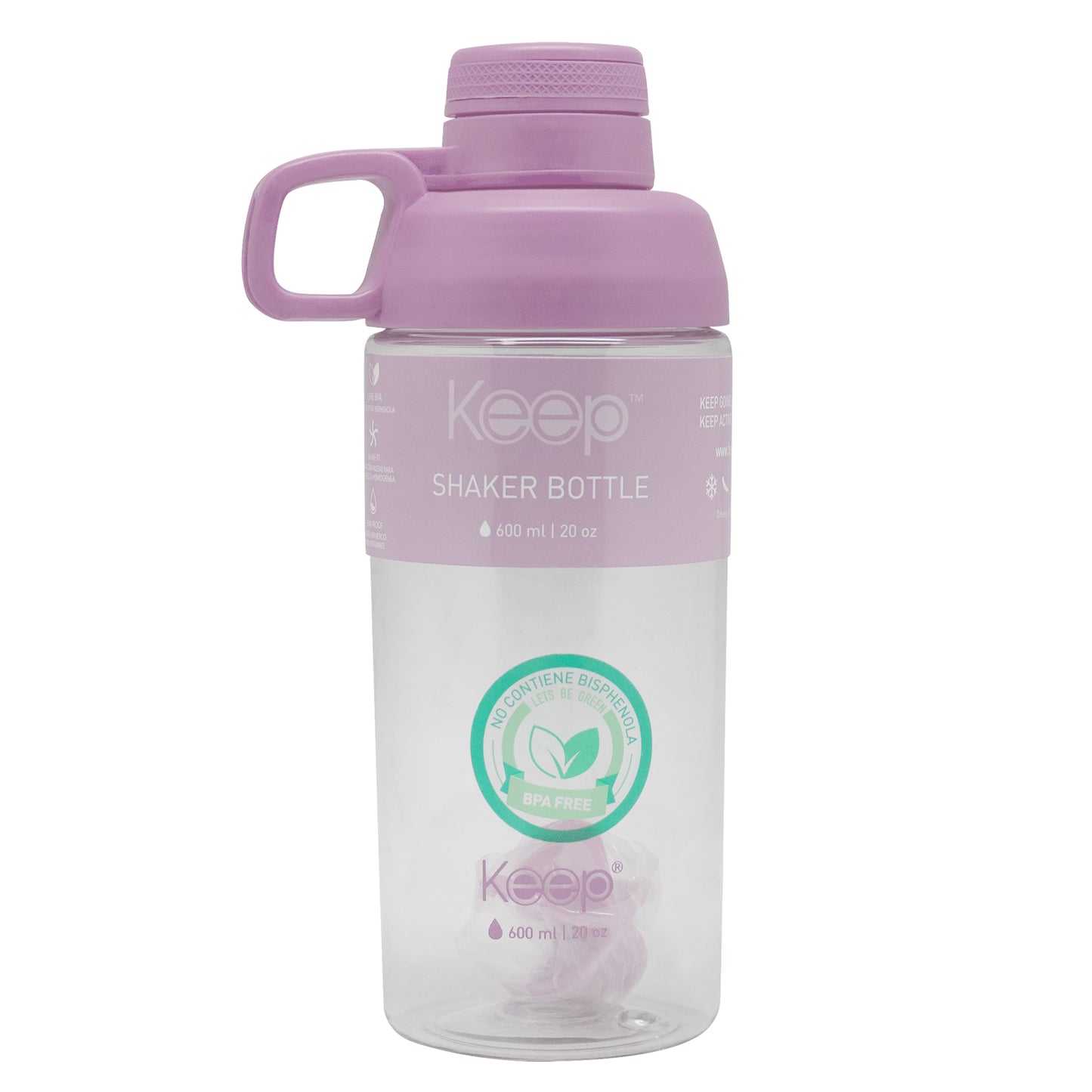 Botella Shaker Keep 600 ML