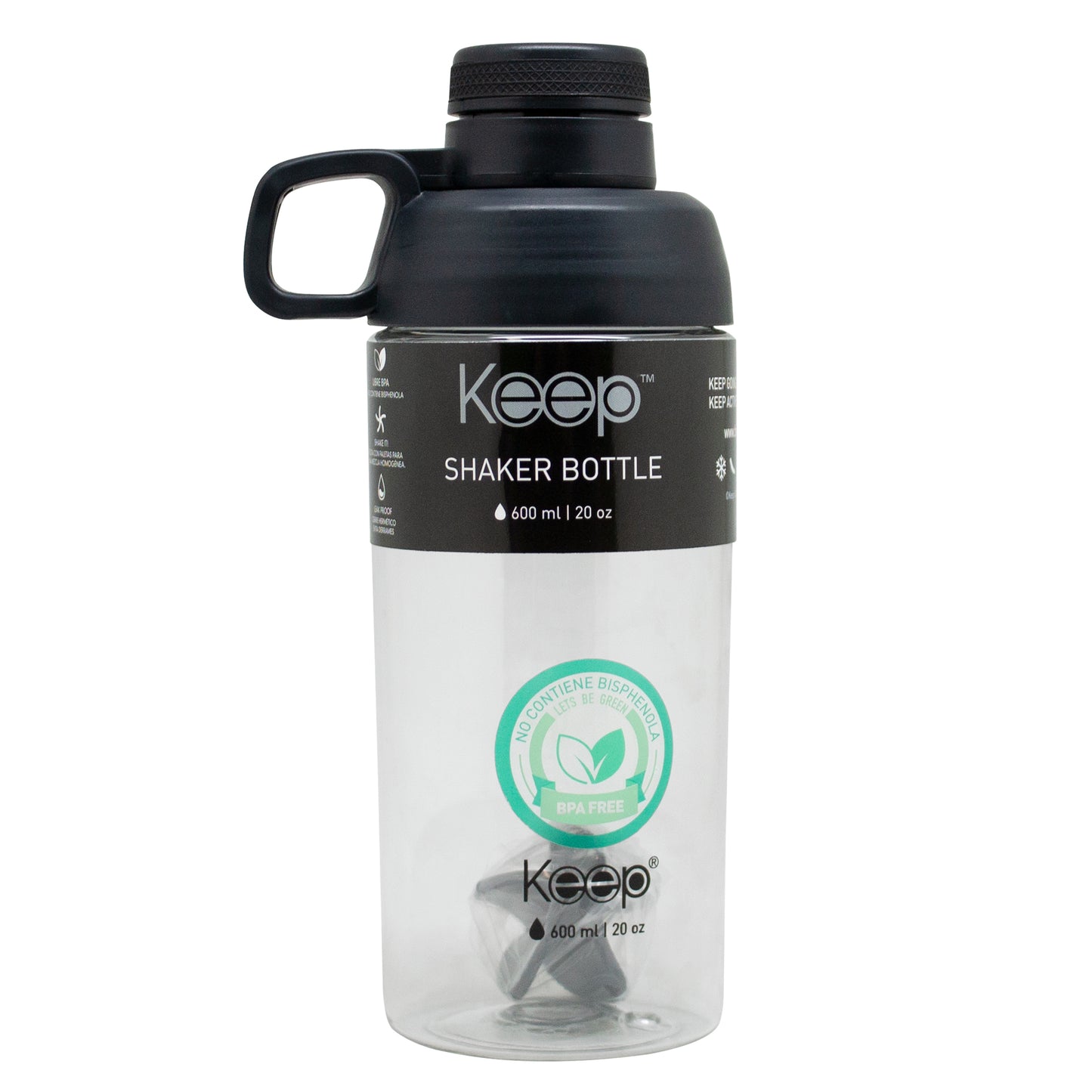 Botella Shaker Keep 600 ML