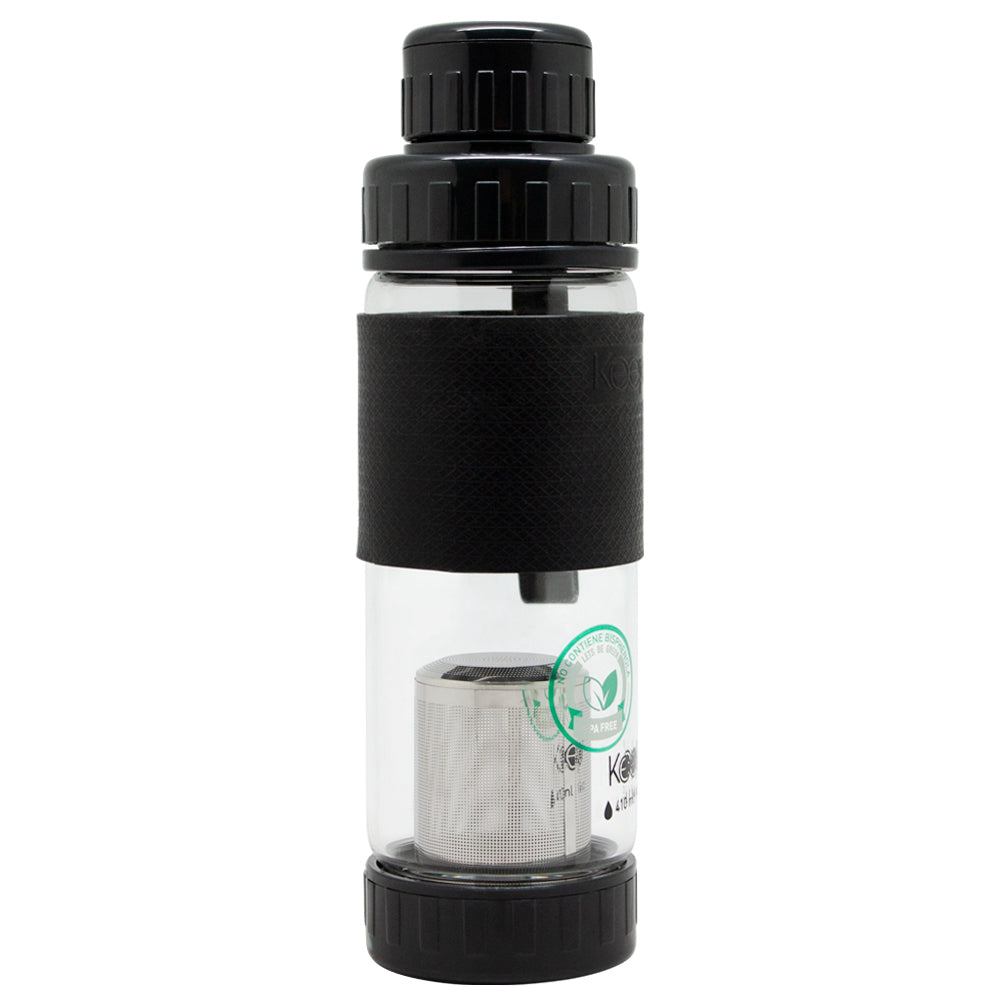Botella Vidrio Keep con Infusor 410 ML