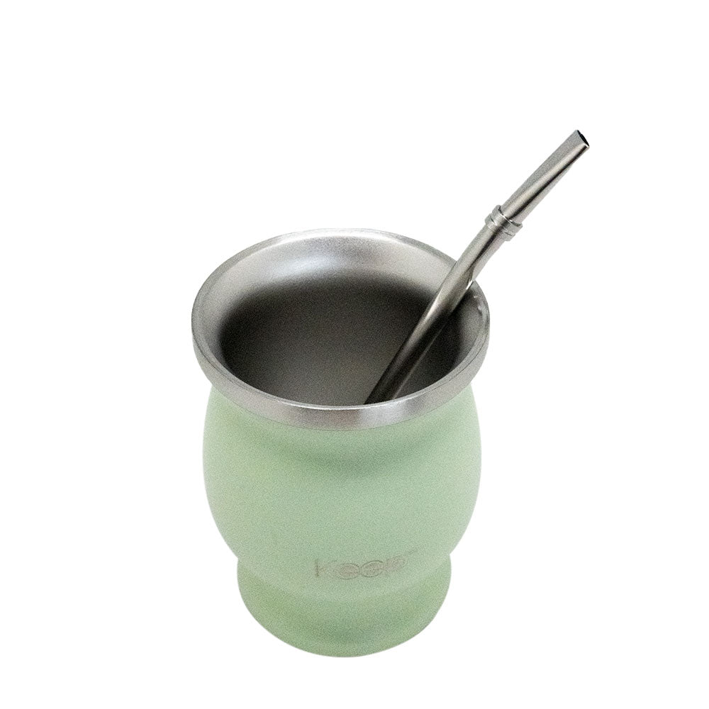 Mate Clásico Keep Acero Inoxidable con Bombilla 200 ML