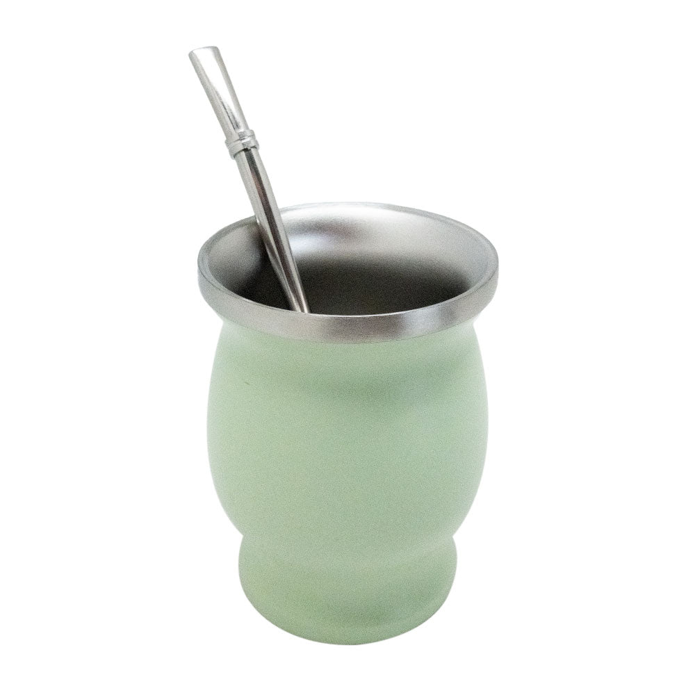 Mate Clásico Keep Acero Inoxidable con Bombilla 200 ML