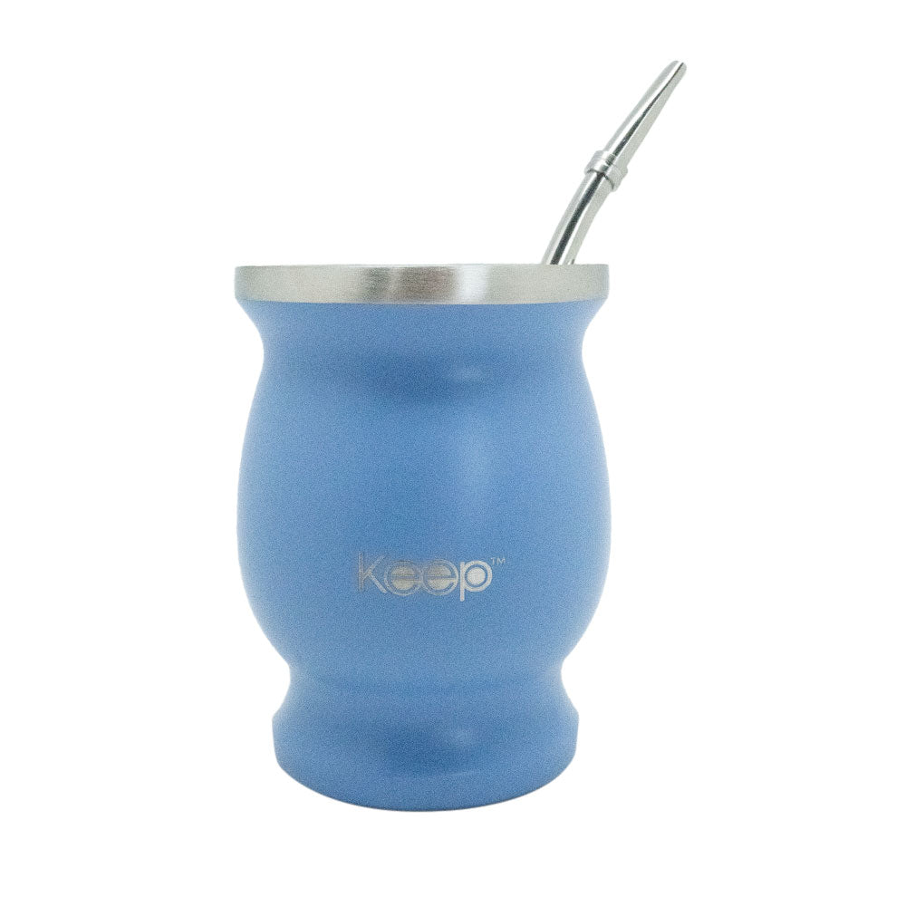 Mate Clásico Keep Acero Inoxidable con Bombilla 200 ML