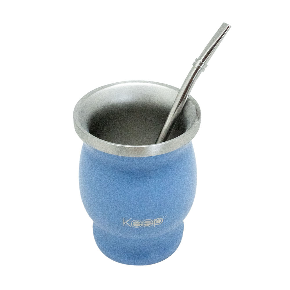Mate Clásico Keep Acero Inoxidable con Bombilla 200 ML