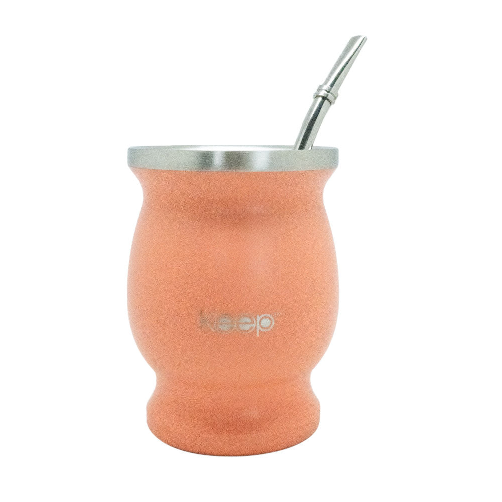 Mate Clásico Keep Acero Inoxidable con Bombilla 200 ML