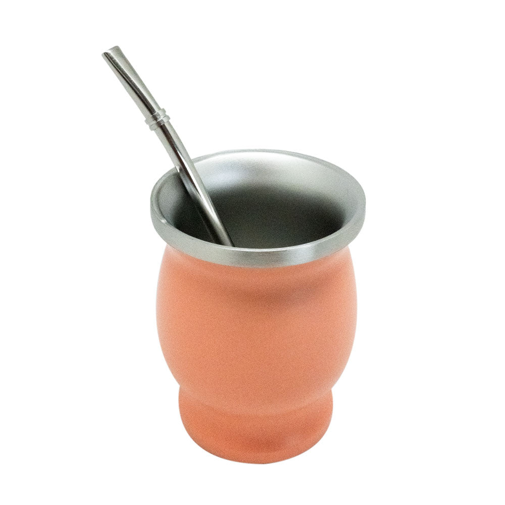 Mate Clásico Keep Acero Inoxidable con Bombilla 200 ML