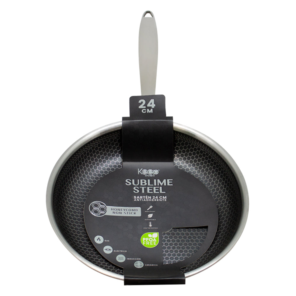 Sarten 24cm Sublime Steel Keep