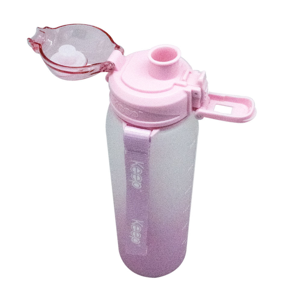 Botella Agua Marcador Horas Keep 1 L