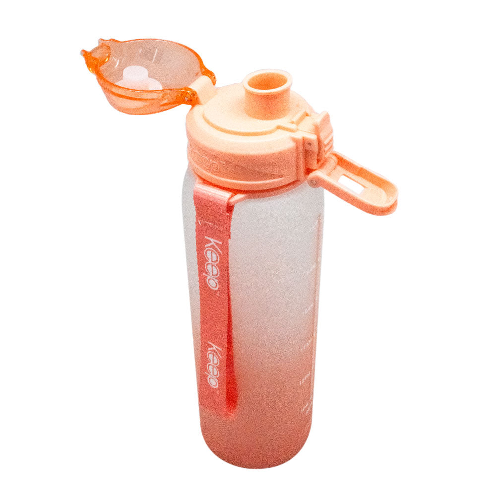 Botella Agua Marcador Horas Keep 1 L