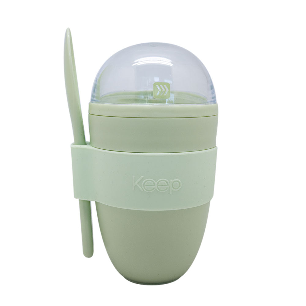 Vaso Snack Keep con Cucharita 450ml