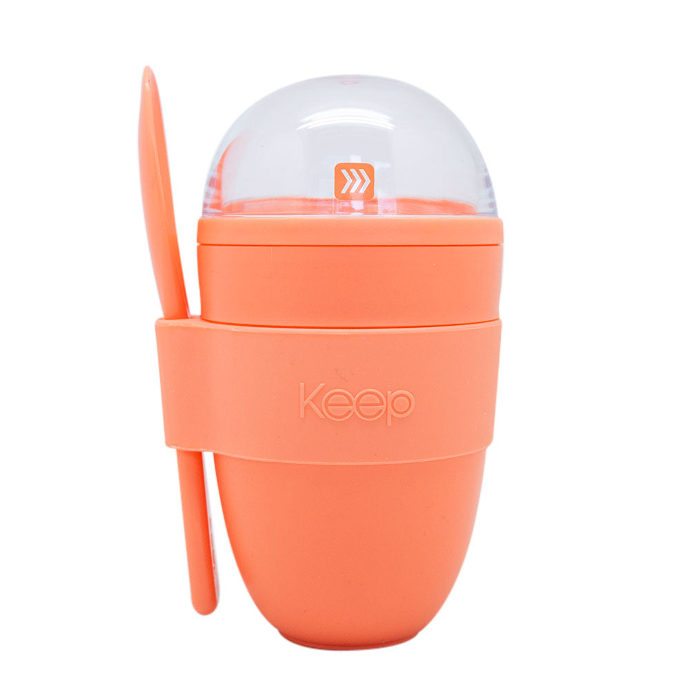 Vaso Snack Keep con Cucharita 450ml