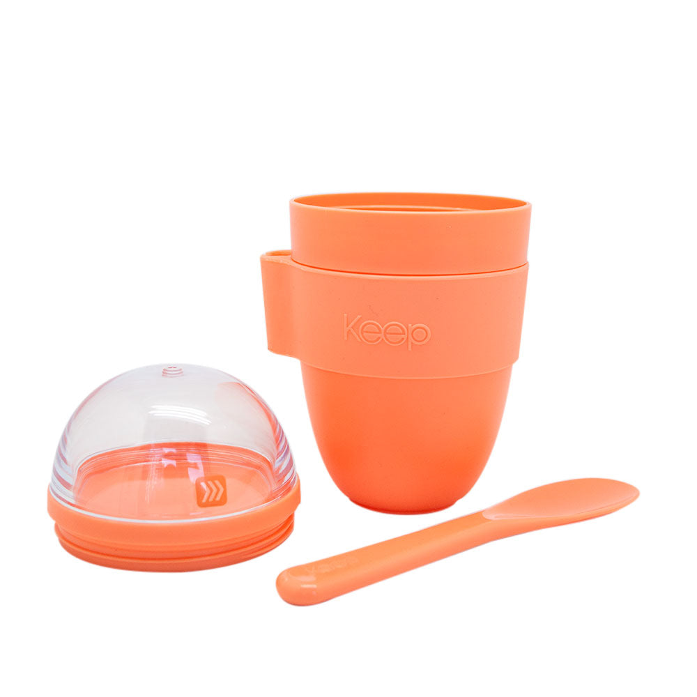 Vaso Snack Keep con Cucharita 450ml