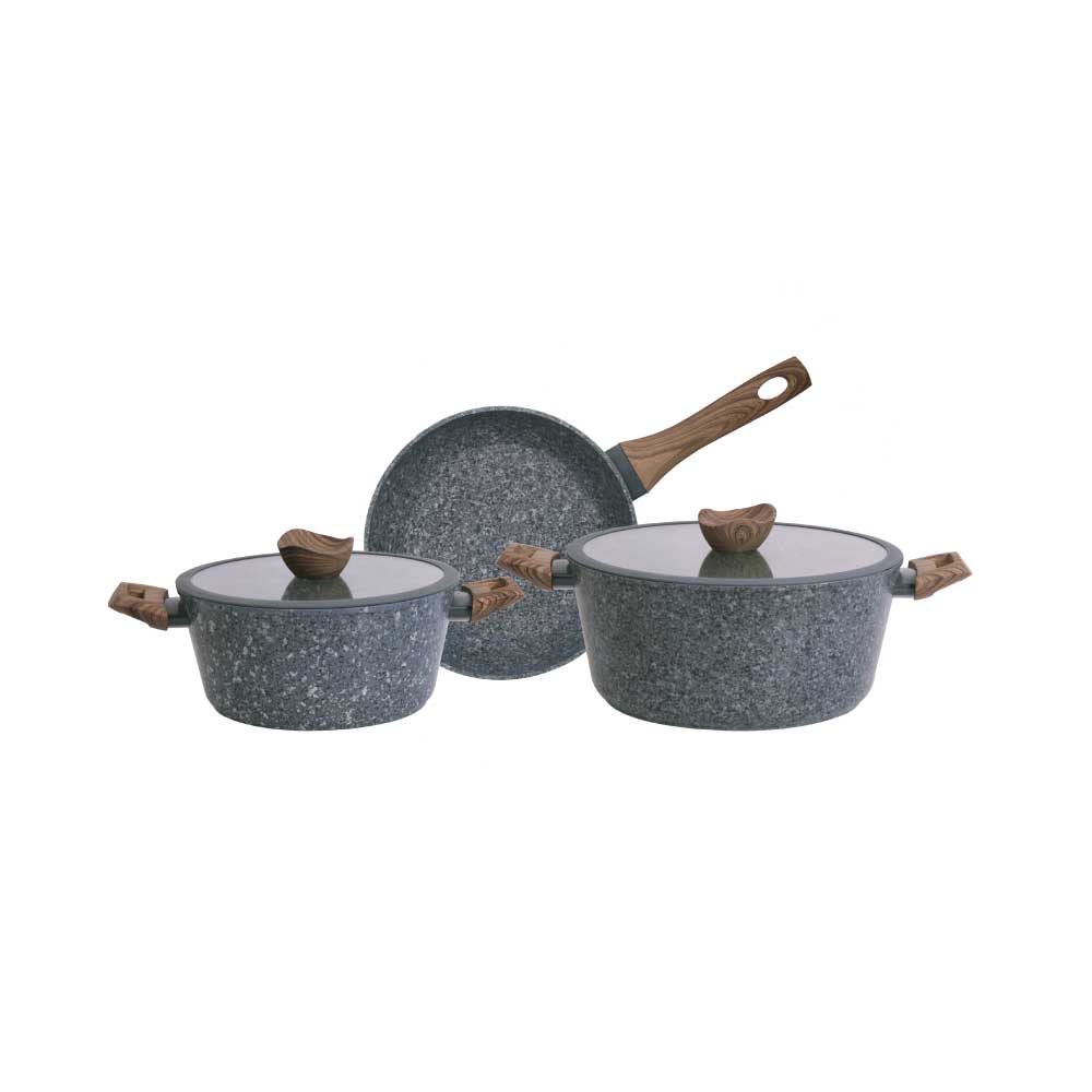 Batería de Cocina Antiadherente 5 piezas Keep Rokka