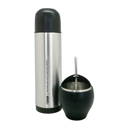Mate Set + Termo Bala Keep Acero Inoxidable