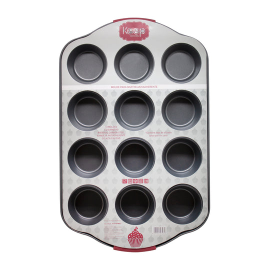 Molde Muffin Antiadherente Keep