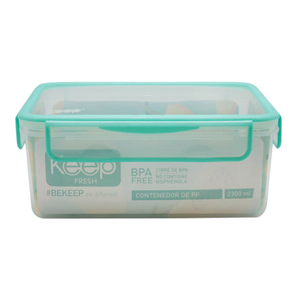 Contenedor Rectangular Keep Hermético 2300ml