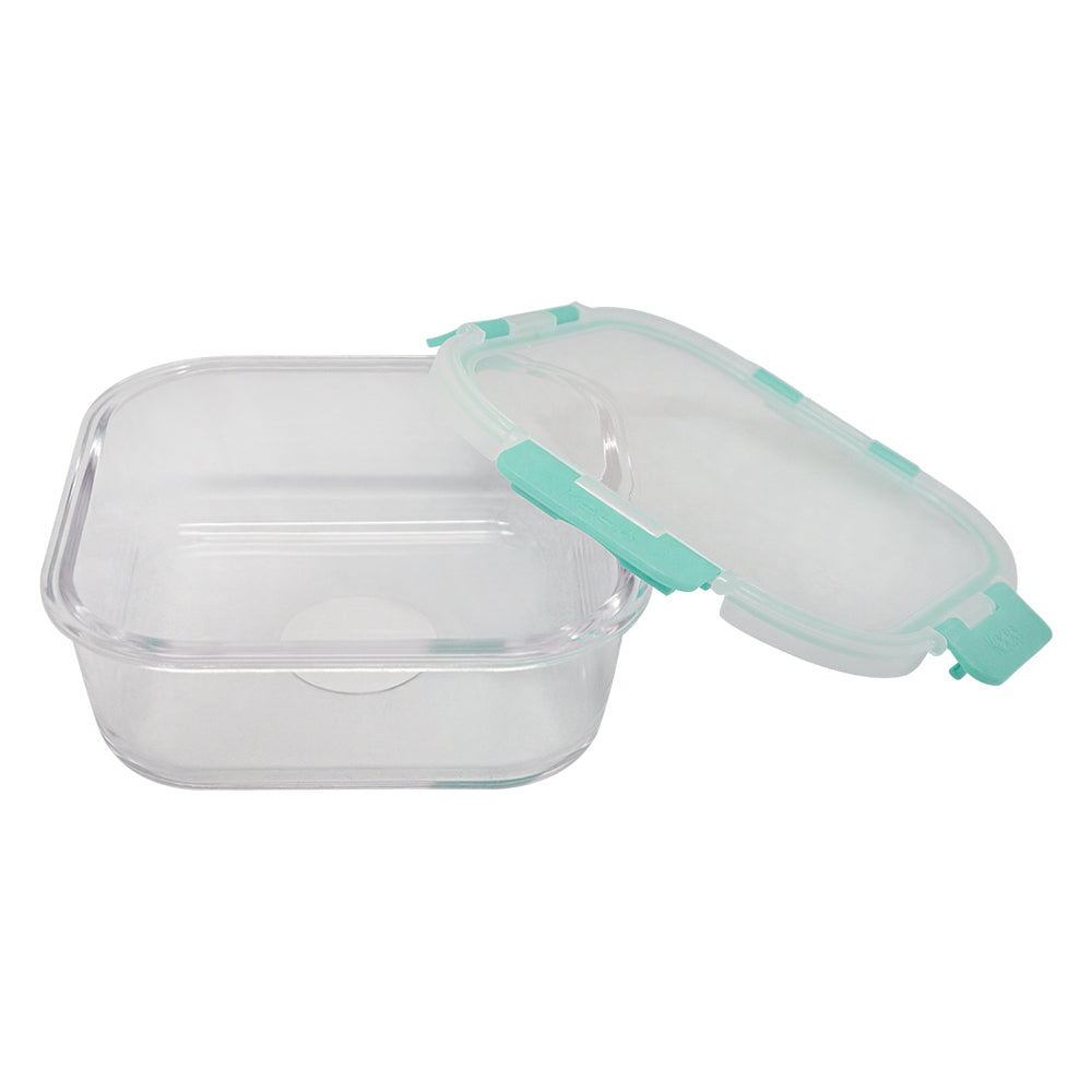 Contenedor Cuadrado Keep Hermético de Vidrio 1200ml