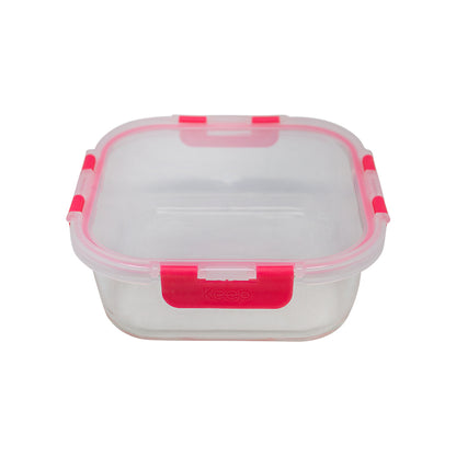 Contenedor Cuadrado Keep Hermético de Vidrio 1200ml