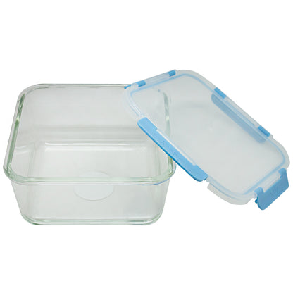 Contenedor Cuadrado Keep Hermético de Vidrio 2200ml