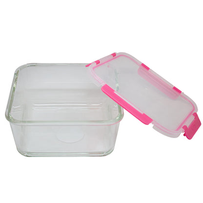 Contenedor Cuadrado Keep Hermético de Vidrio 2200ml