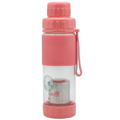 Botella Vidrio Keep con Infusor 410 ML