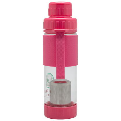 Botella Vidrio Keep con Infusor 410 ML