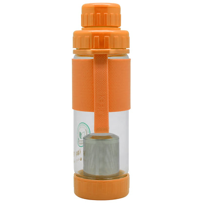 Botella Vidrio Keep con Infusor 410 ML