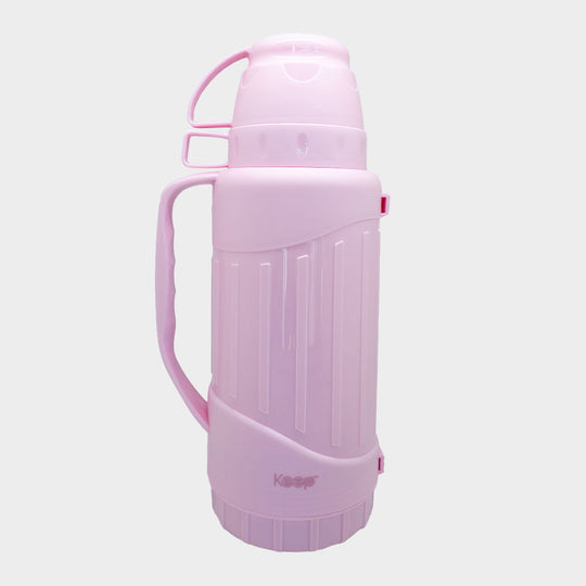 Termo Outdoor Keep 1.8 L con 2 Tazas Tapa - Rosa