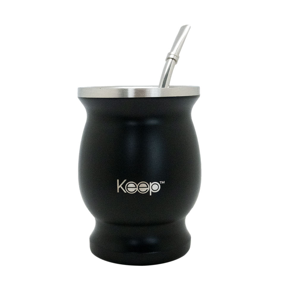 Mate Clásico Keep Acero Inoxidable con Bombilla 200 ML