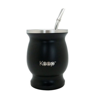 Mate Clásico Keep Acero Inoxidable con Bombilla 200 ML