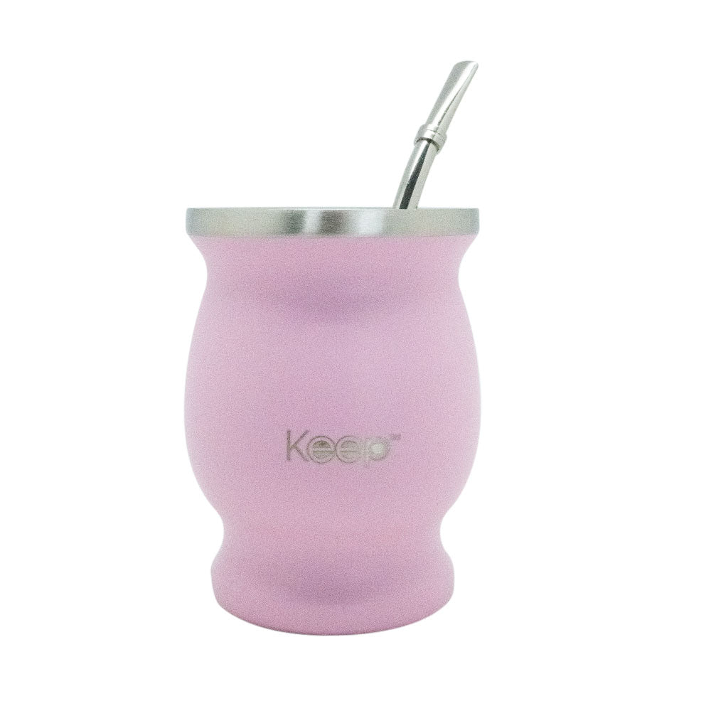 Mate Clásico Keep Acero Inoxidable con Bombilla 200 ML