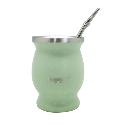 Mate Clásico Keep Acero Inoxidable con Bombilla 200 ML