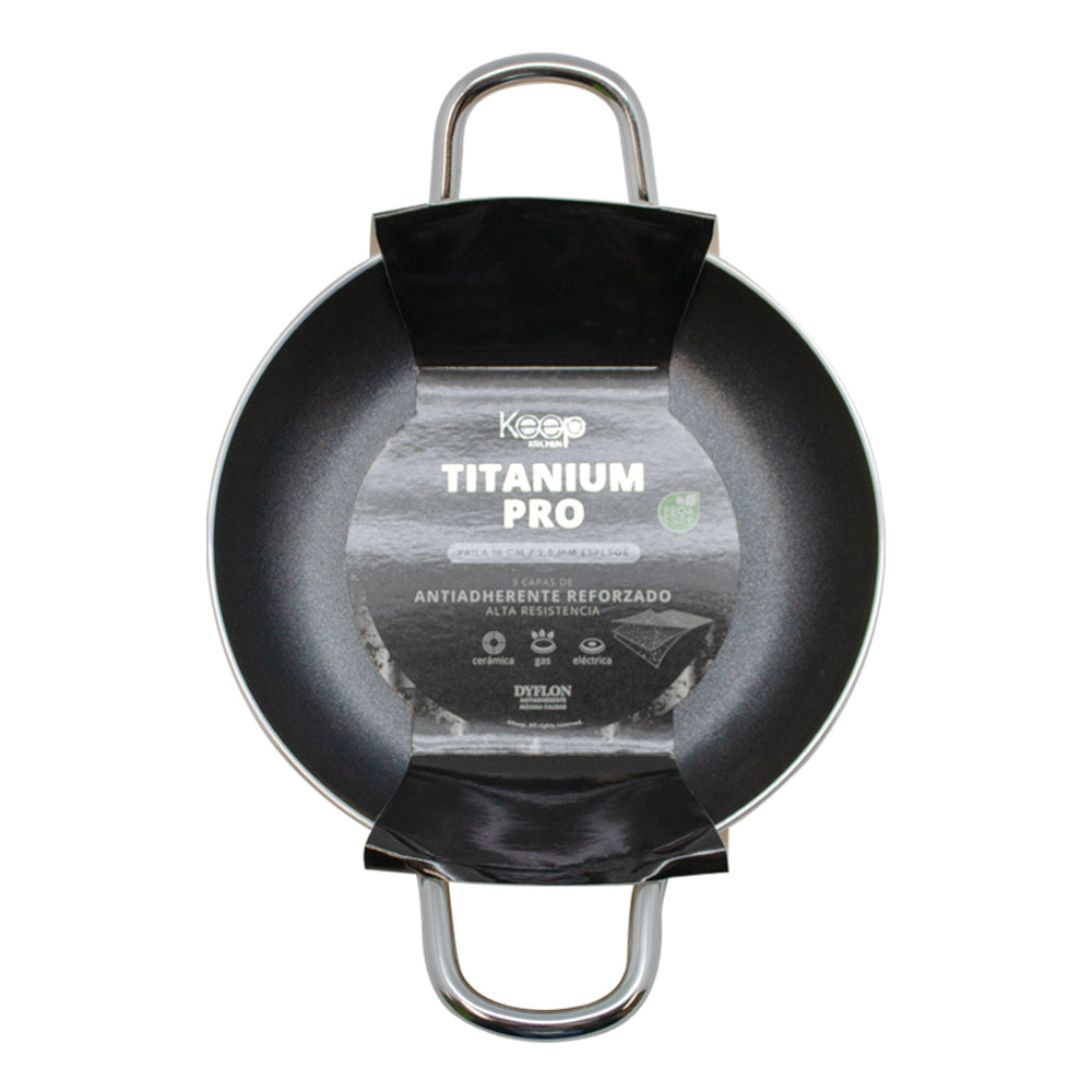 Paila Antiadherente 16cm Titanium Pro Keep