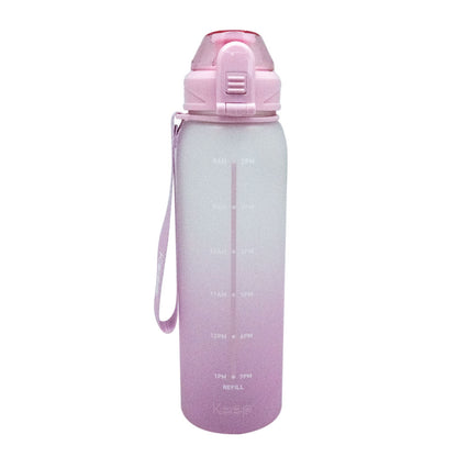 Botella Agua Marcador Horas Keep 1 L