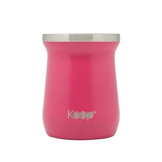Mate Hammered Keep Acero Inoxidable 300 ML - Rosa