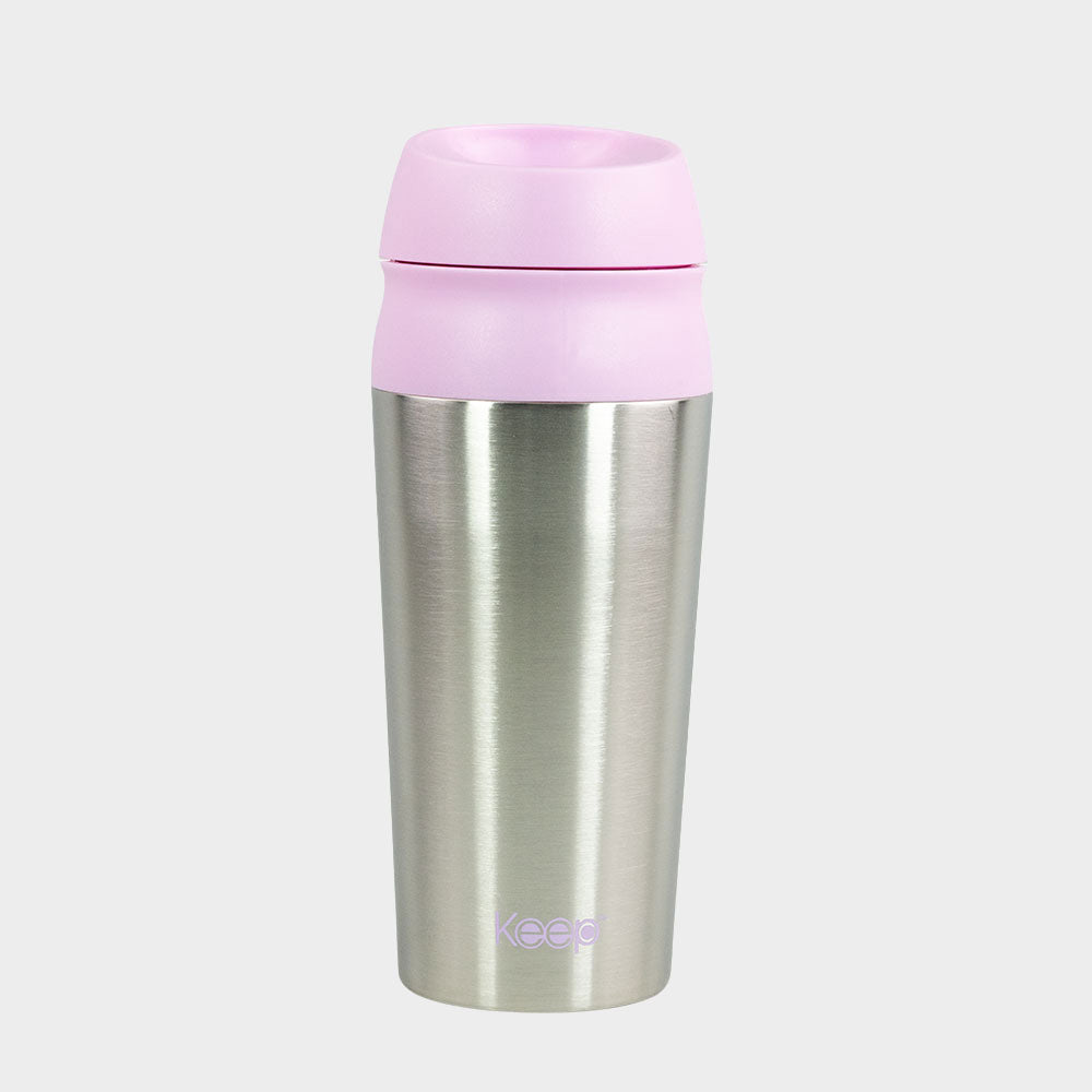 Mug Botón Keep Acero Inoxidable 450 ML