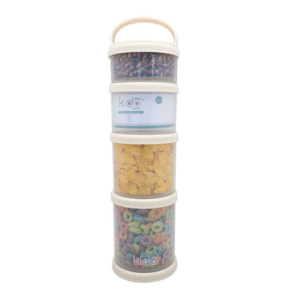 Set 4 Contendedores Apilables Kido