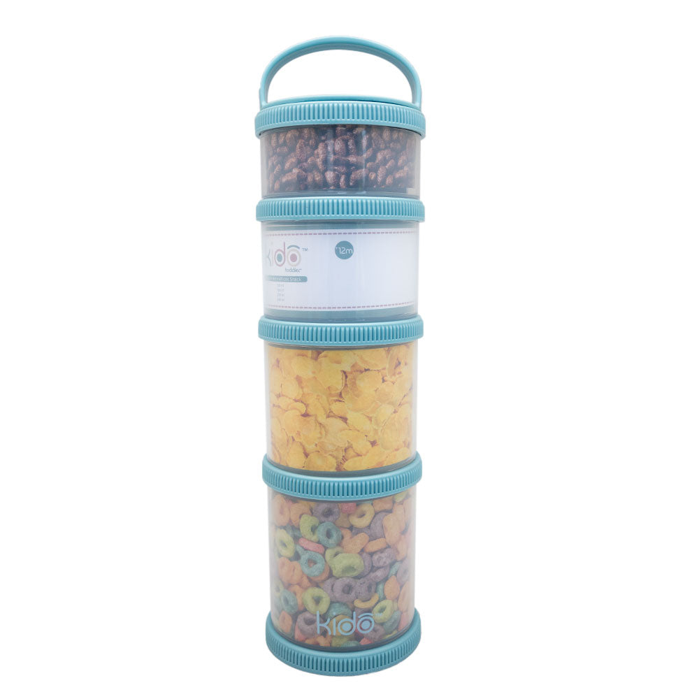 Set 4 Contendedores Apilables Kido