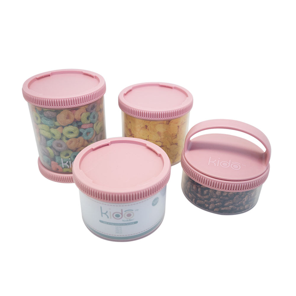 Set 4 Contendedores Apilables Kido