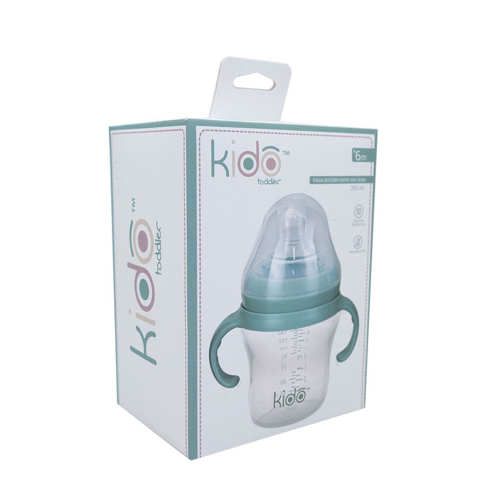 Vaso Antiderrame Kido Con Asas 250ml