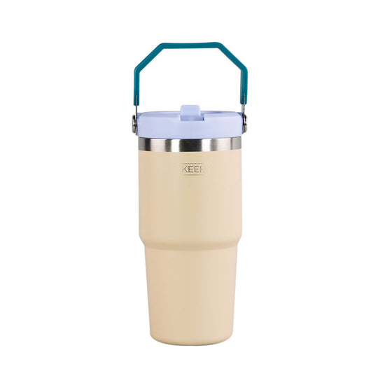BOTELLA INSULADA CON MANGO FLASK KEEP 590ML - Beige