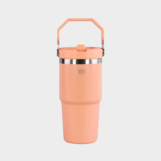 Botella Insulada Con Mango Keep 590ml - Coral