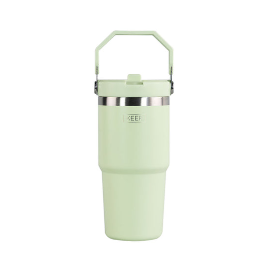 BOTELLA INSULADA CON MANGO KEEP 590ML - Pistacho